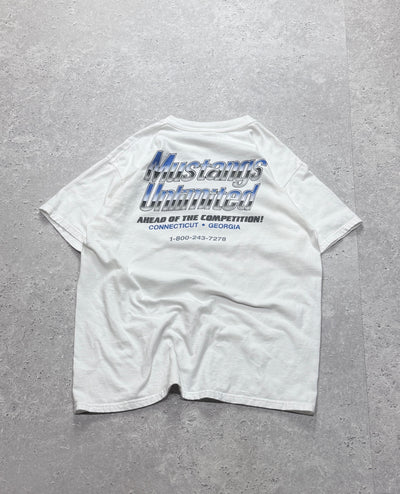 Vintage 90s Mustangs Unlimited Car Graphic Tee (L)