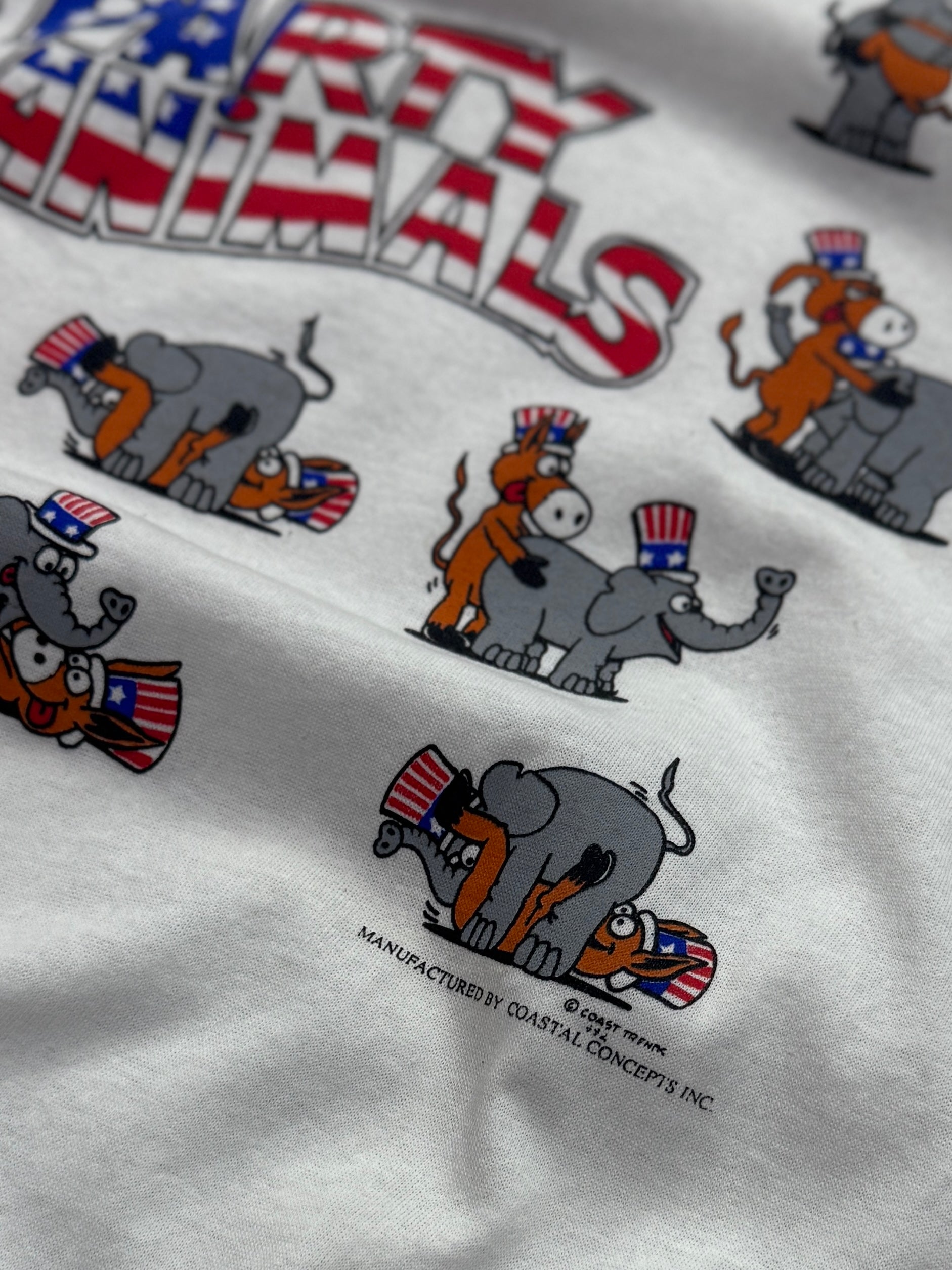 Vintage 90s Party Animals Parody Tee (L)