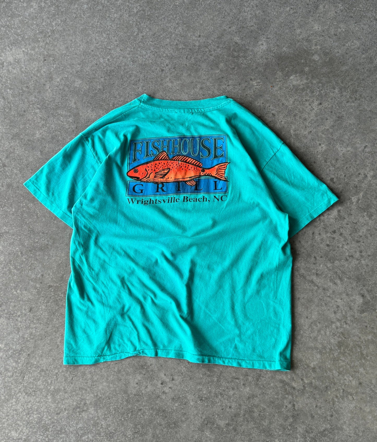 Vintage 90s Fish House Grill Destination Tee (L)