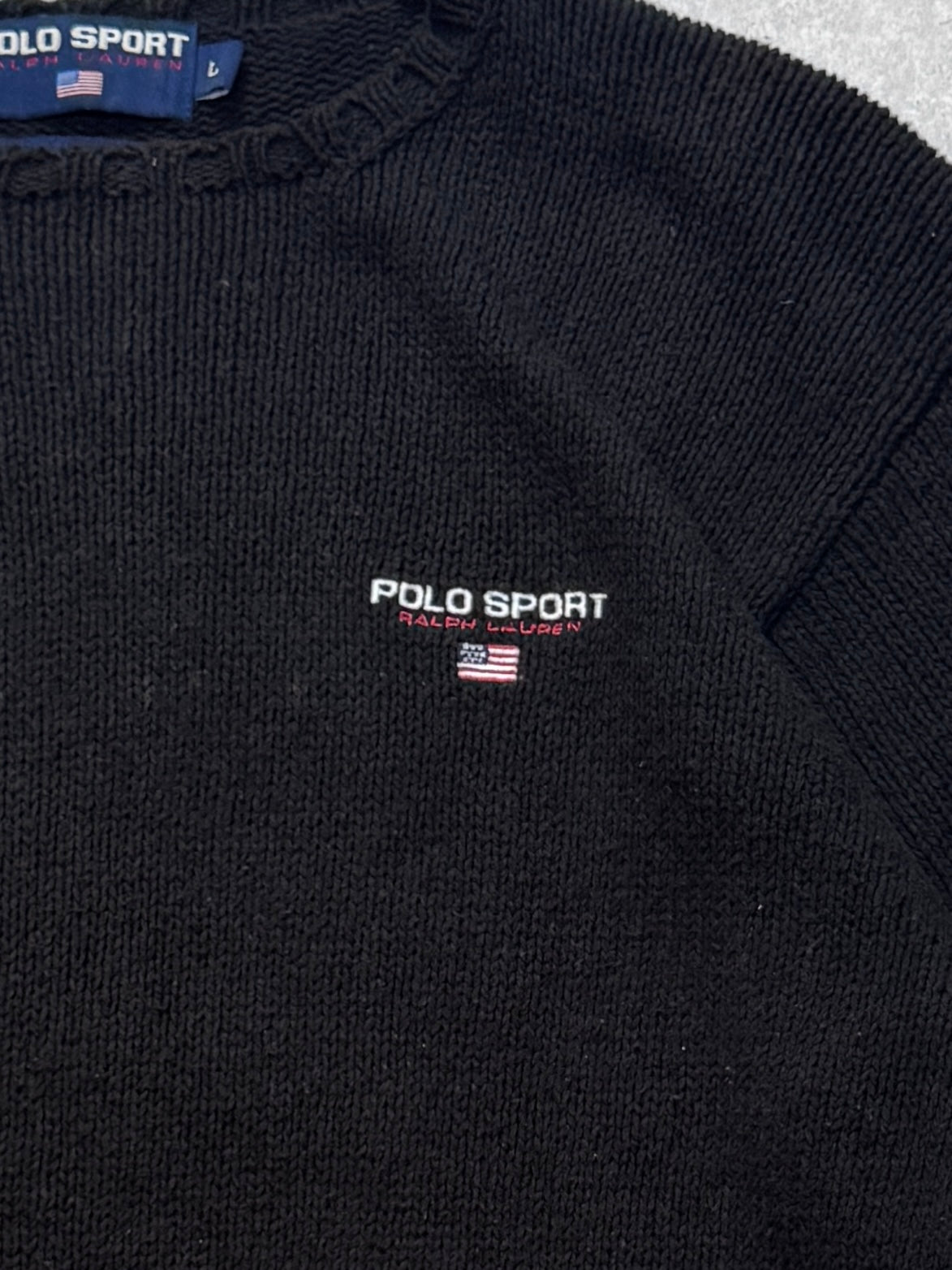 Vintage Polo Sport Ralph Lauren Knitted Sweater (XL)