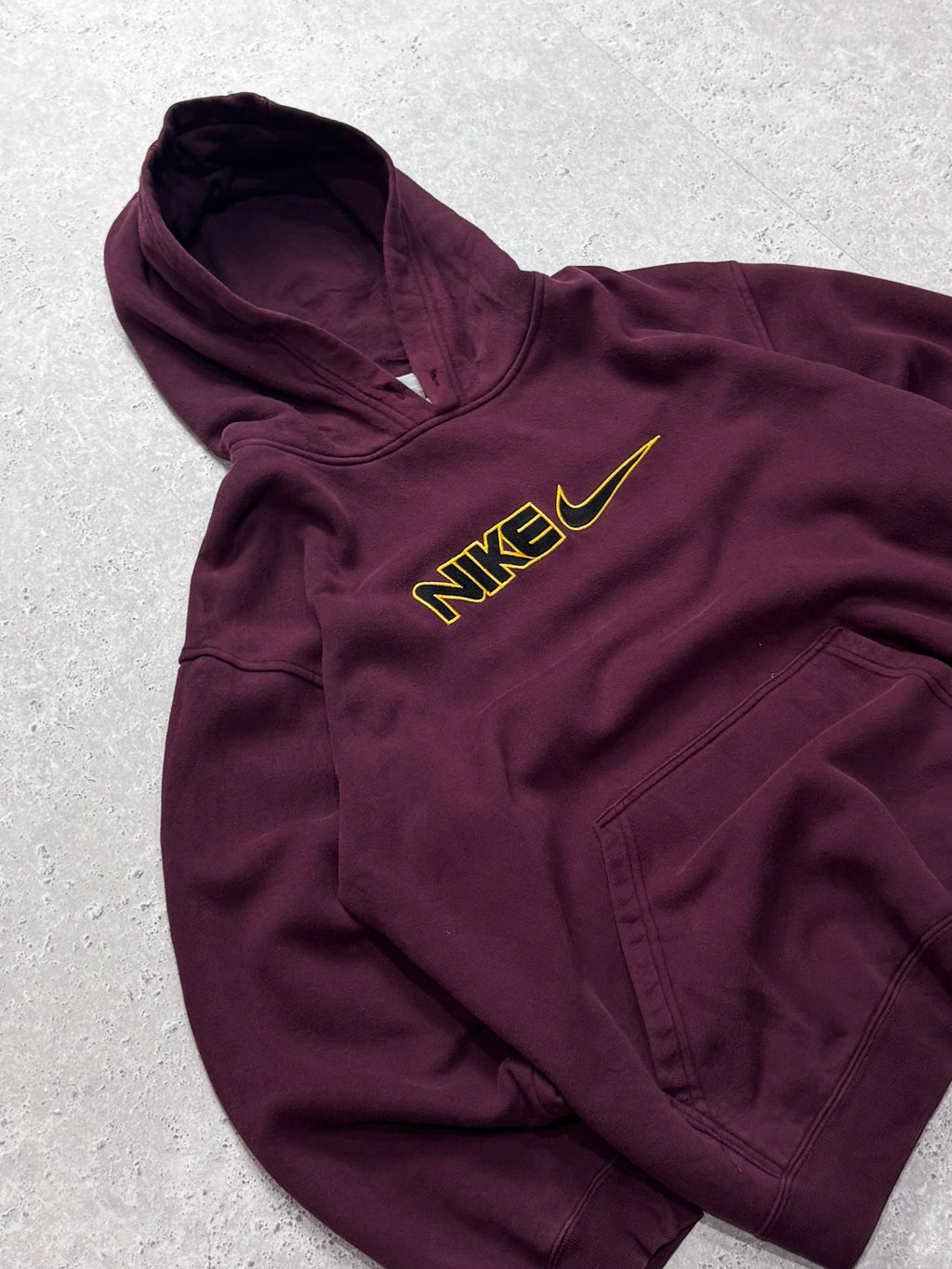 Vintage 2000s Nike Spellout Embroidered Hoodie (L)