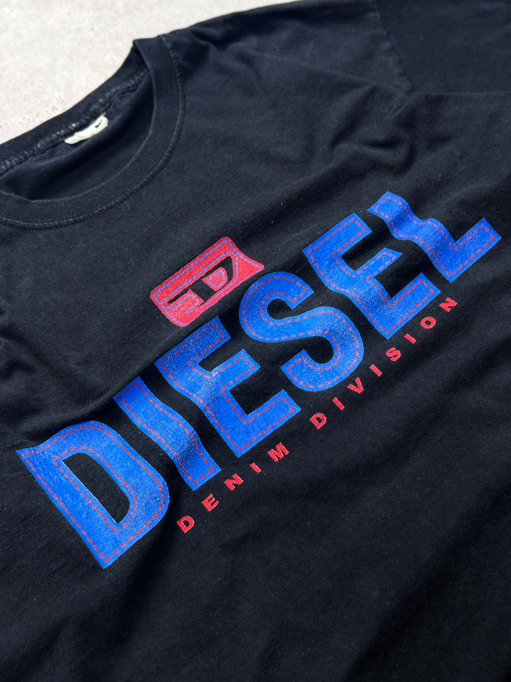 Vintage Y2K Diesel Denim Division Tee (M)