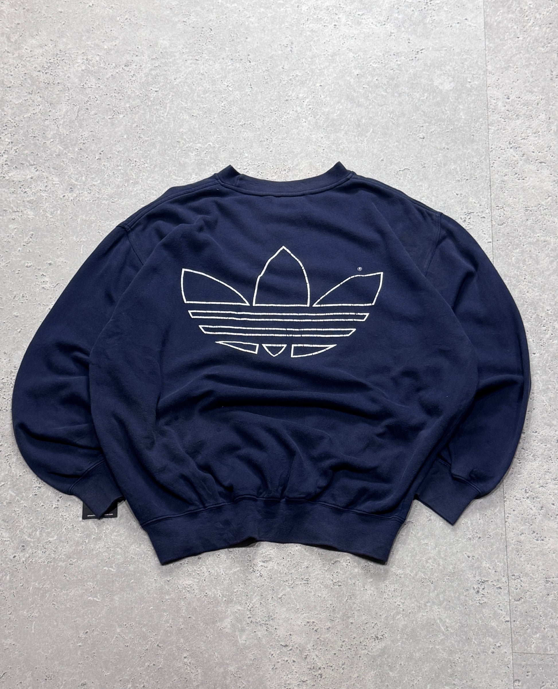 Vintage 90s Adidas Logo Sweater (L)