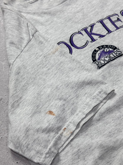 Vintage 90s Colorado Rockies Embroidered MLB Tee (L)