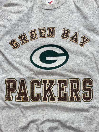 Vintage 90s Greenbay Packers NFL Logo Tee (M)
