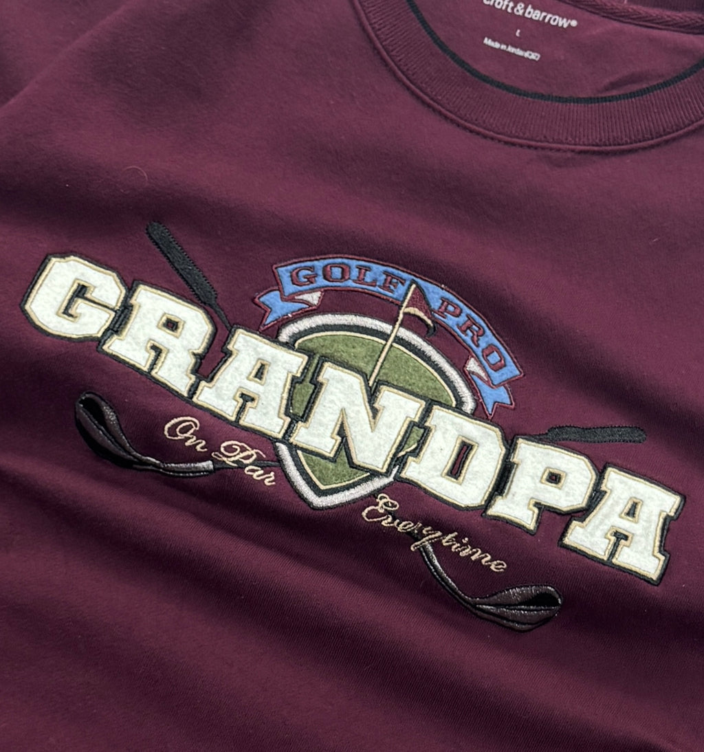 Vintage 2000s Grandpa Golf Embroidered Sweater (XL)