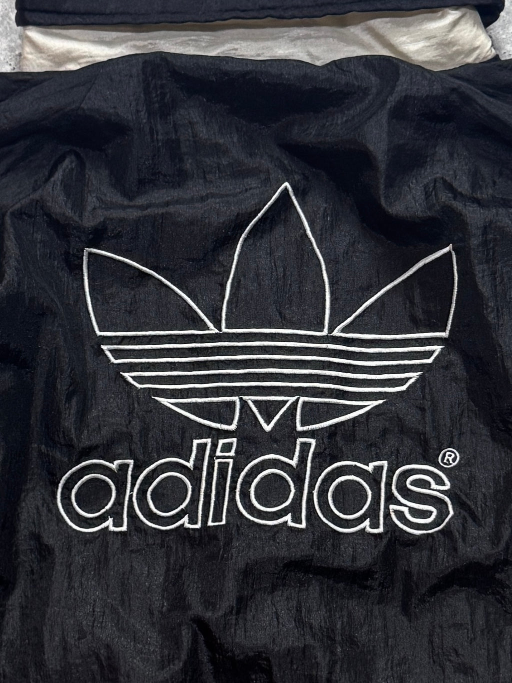 Vintage 90s Adidas Patterned Windbreaker Jacket (L)