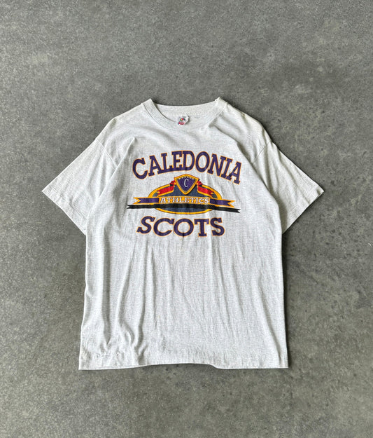 Vintage 90s Caledonia Scots College Tee (L)