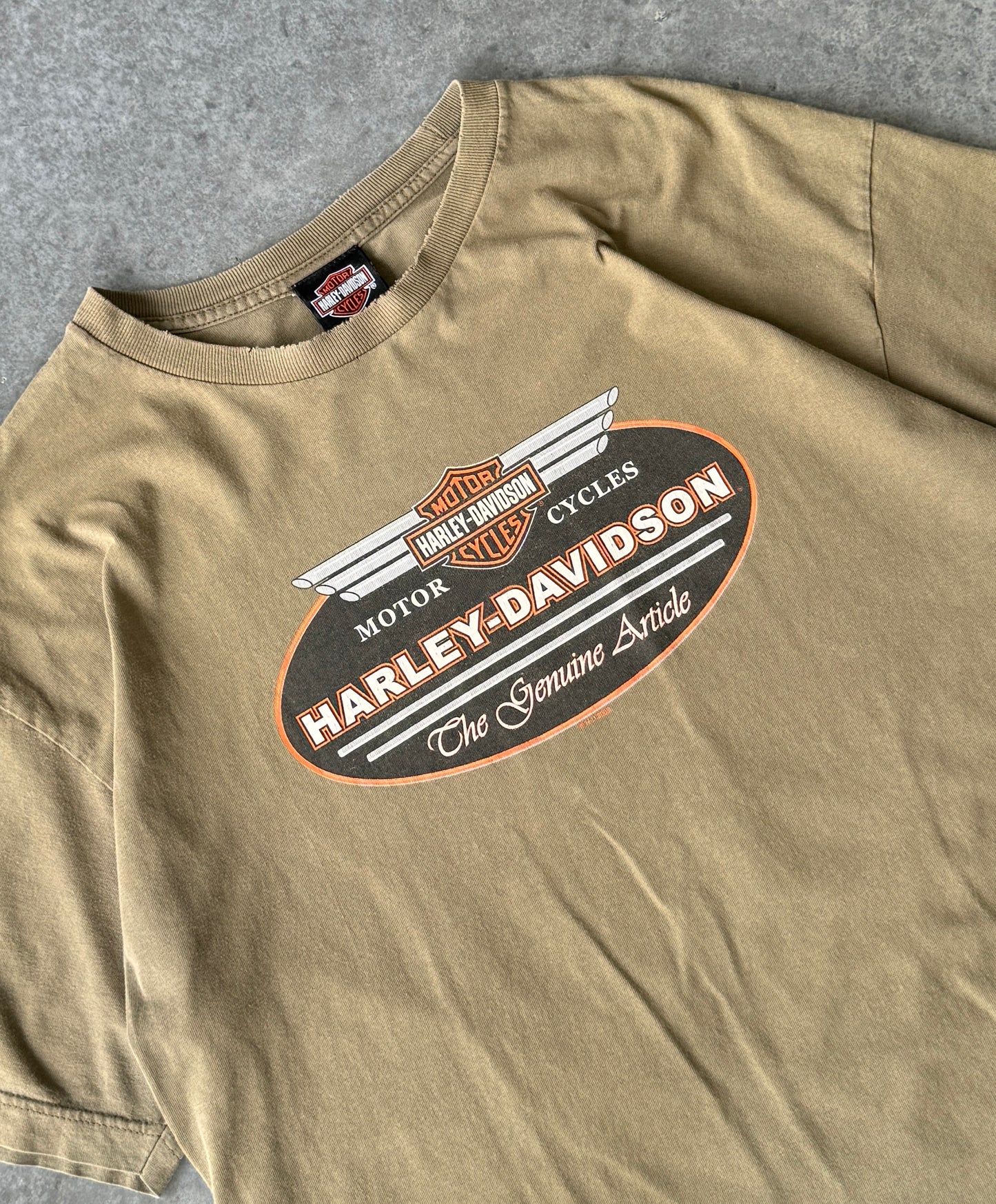 Vintage 02' Harley Davidson Logo Tee (XL)