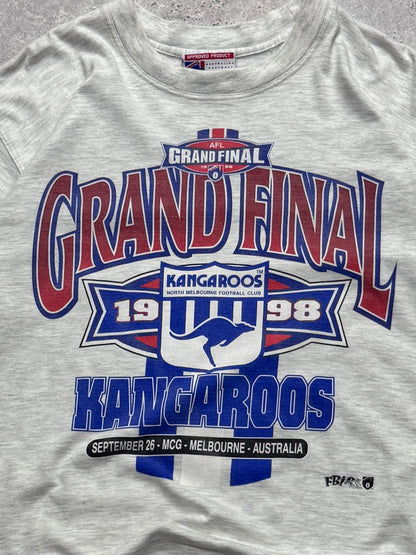 Vintage 1998 North Melbourne Kangaroos AFL Grand Final Tee (M)