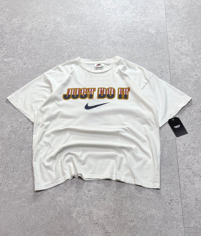 Vintage 90s Nike Just Do It Spellout Tee (M)