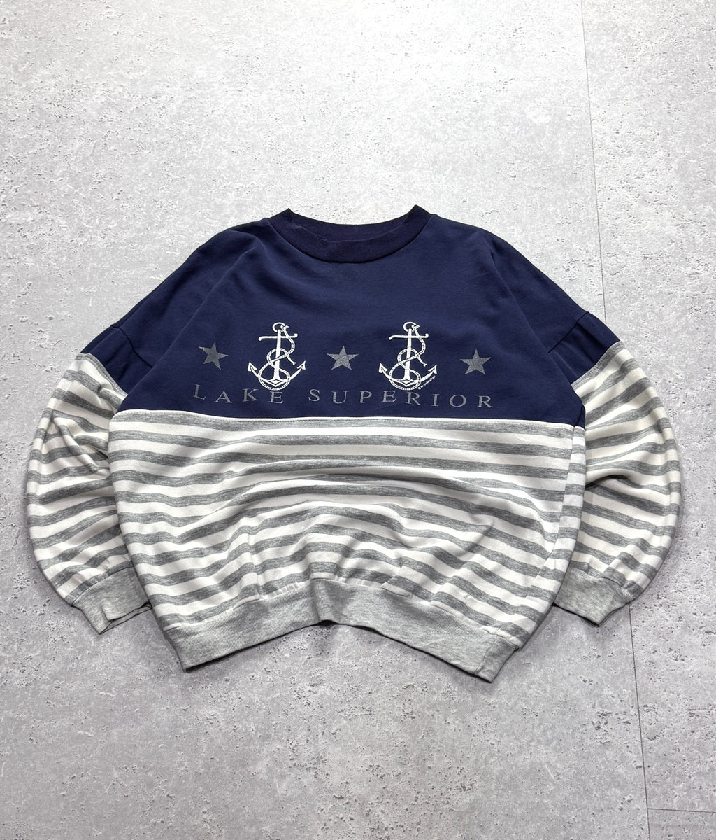 Vintage 90s Lake Superior Destination Sweater (L)