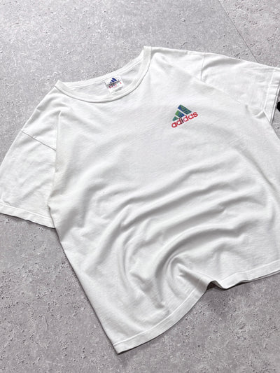 Vintage 90s Adidas Logo Tee (M)