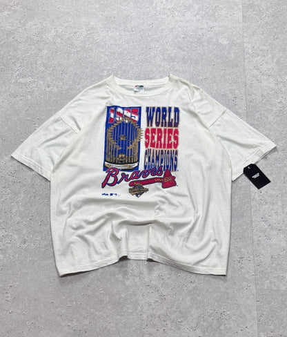 Vintage 1995 Atlanta Braves MLB World Series Tee (XL)