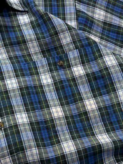 Vintage 2000s Plaid Button Up Shirt (L)