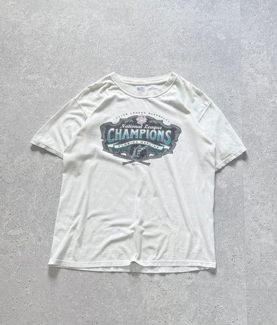 Vintage 03' Florida Marlins MLB Championship Tee (L)