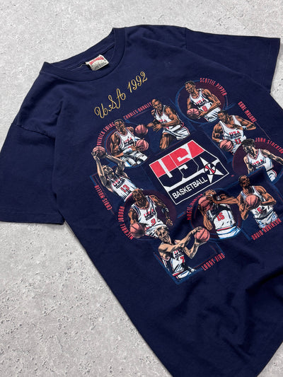 Vintage 1992 USA Dream Team Basketball Tee (L)