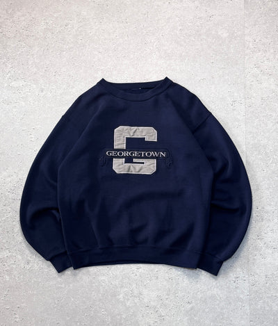 Vintage 90s Georgetown University Embroidered Sweater (M)