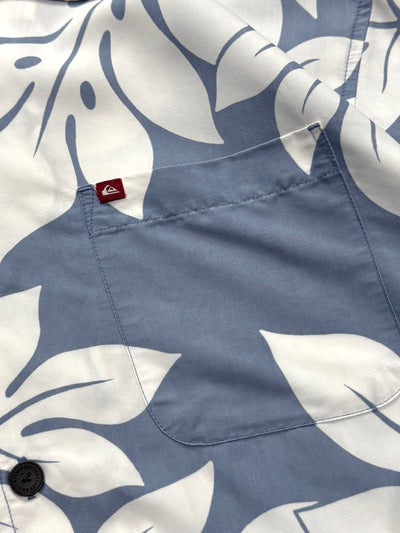 Vintage 90s Quiksilver Floral Surfwear Button Up Shirt (XL)