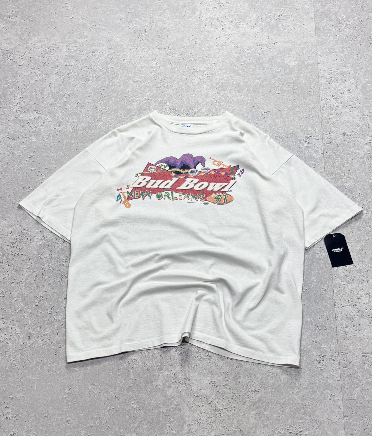 Vintage 1997 Bud Bowl New Orleans Tee (XL)