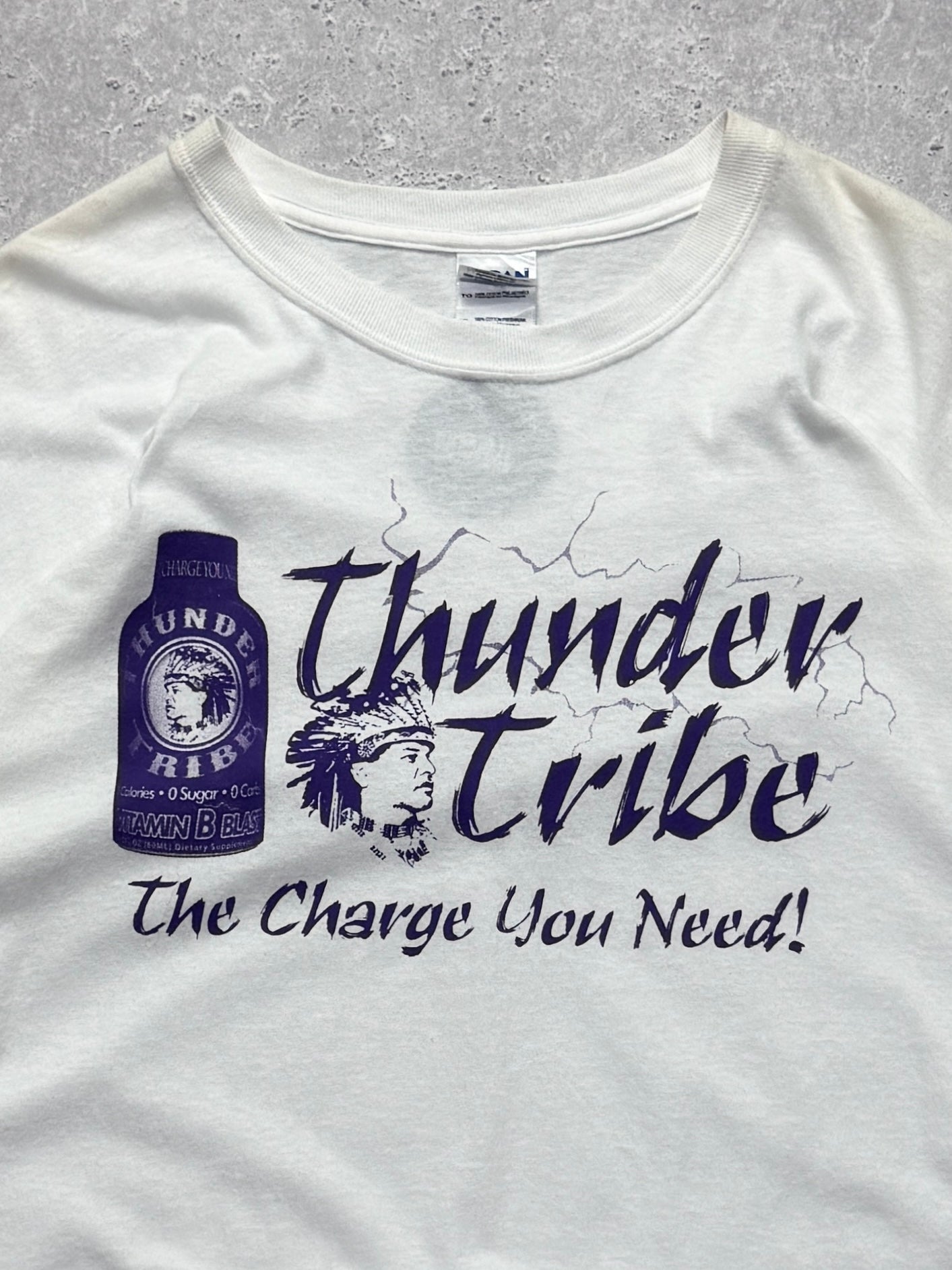 Vintage 2000s Thunder Tribe Enhancement Drink (XL)