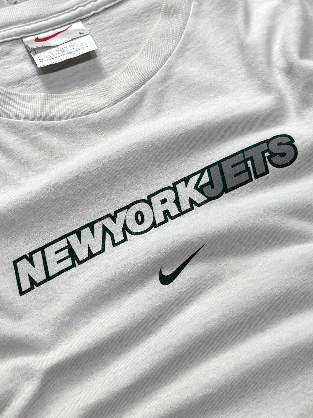 Vintage 90s Nike X New York Jets NFL Tee (L)