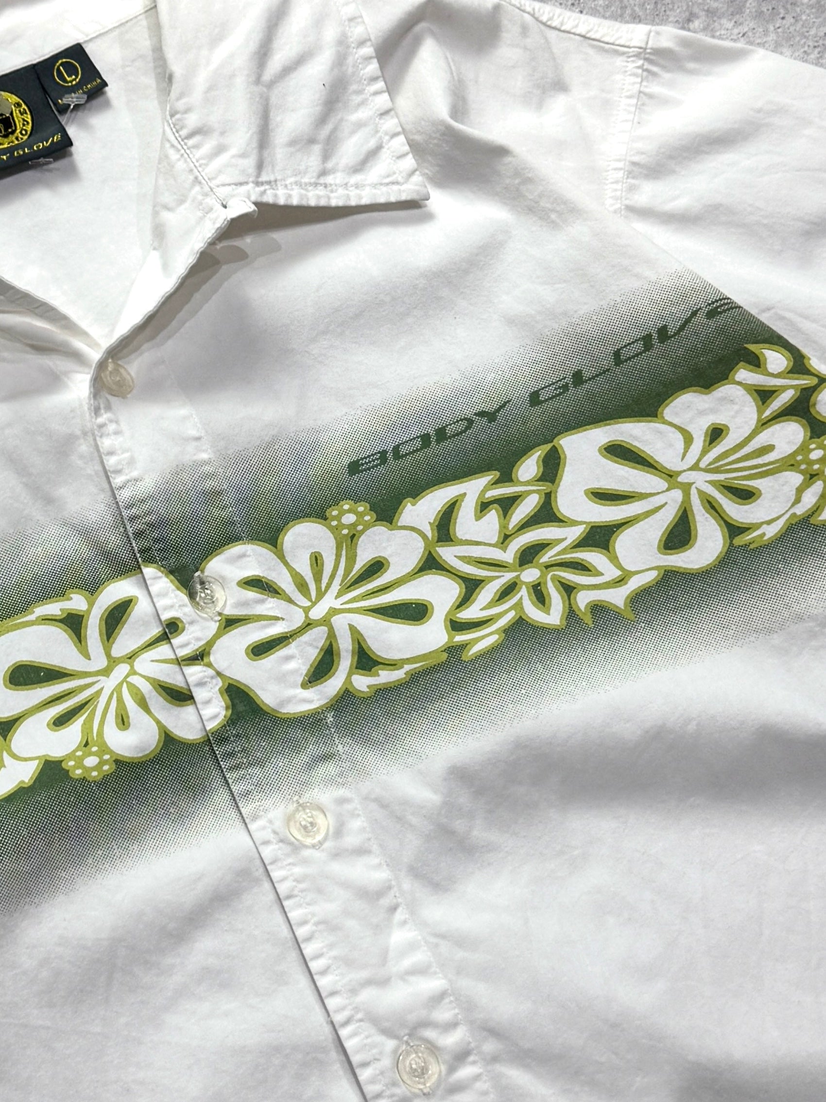 Vintage 2000s Body Glove Surfwear Button Up Shirt (L)