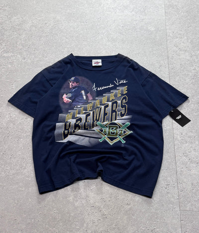 Vintage 1997 Milwaukee Brewers “Fernando Vina” MLB Tee (L)