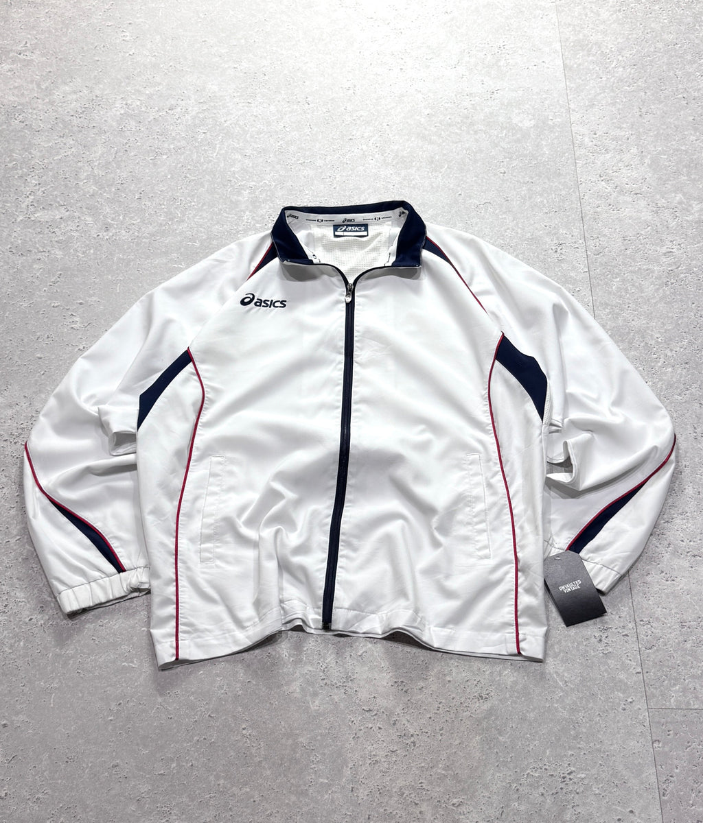 Vintage 2000s ASICS Windbreaker Jacket (XL)