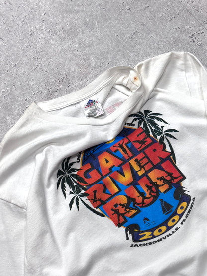 Vintage 2000s Adidas Gate River Run Marathon Tee (XL)