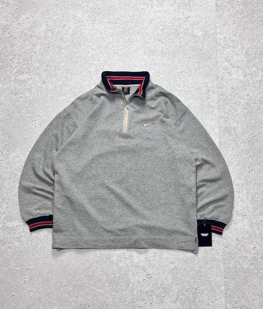 Vintage 2000s Nike Quarter Zip Sweater (L)