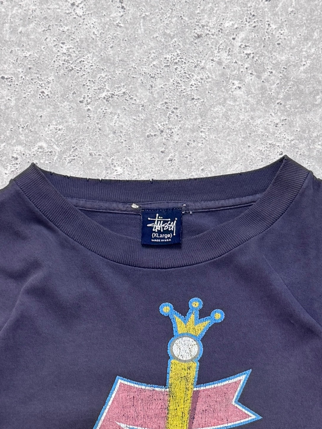 Vintage 90s Stussy Royalty Tee (L)