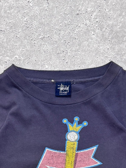 Vintage 90s Stussy Royalty Tee (L)