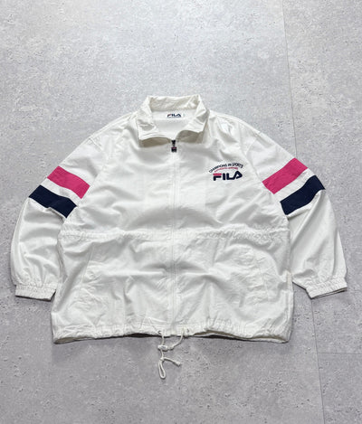 Vintage 90s Fila Authentic Sports Windbreaker Jacket (XL)
