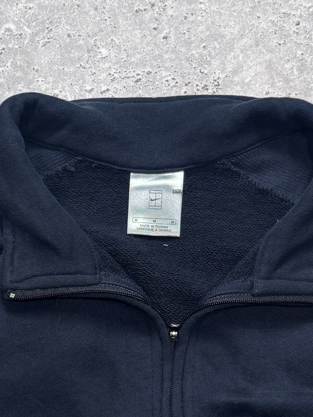 Vintage 2000s Nike Tennis Quarter Zip Sweater (L)