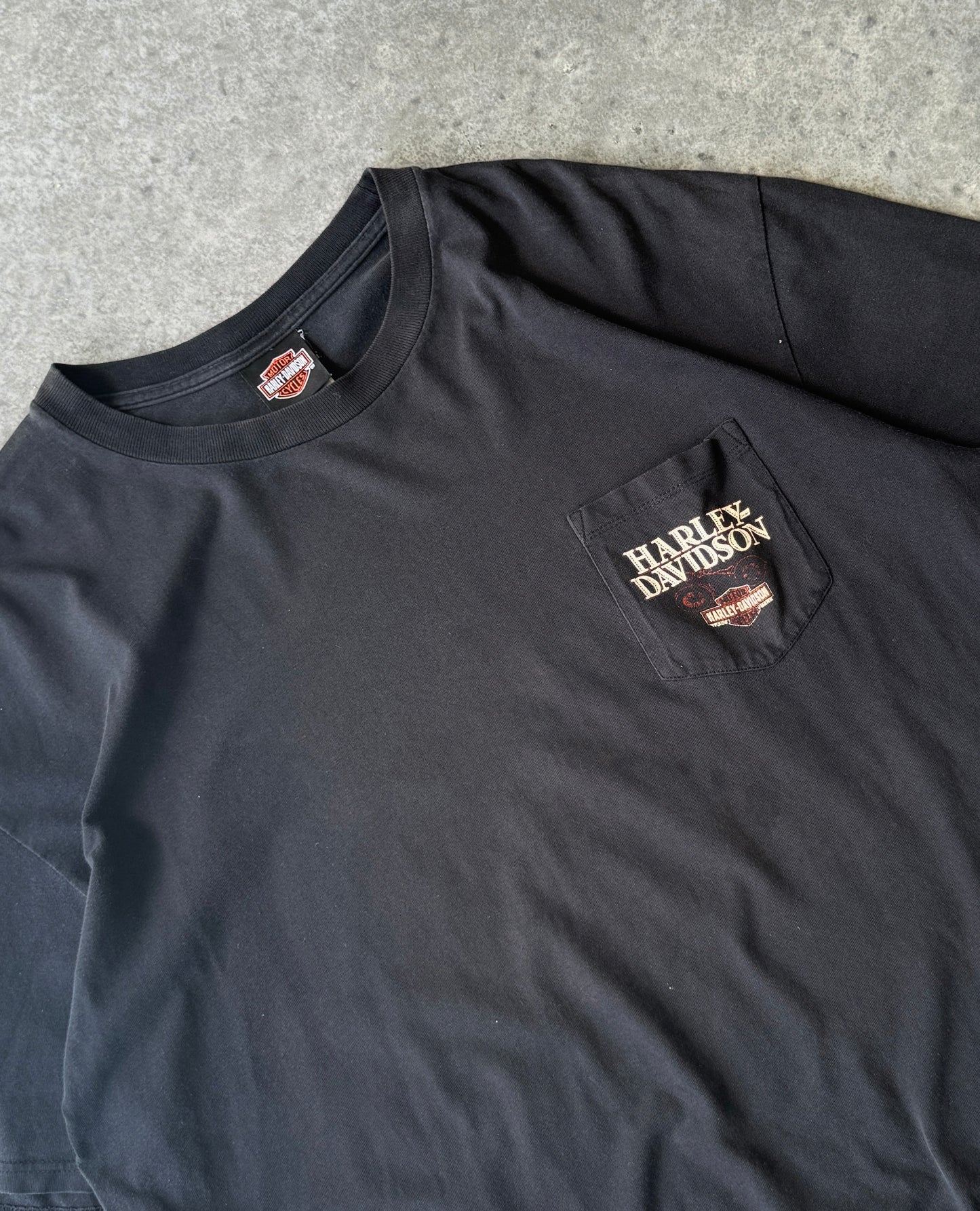 Vintage 00s Harley Davidson Pocket Tee (XL)