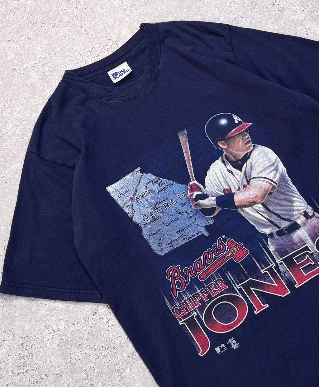 Vintage 90s Atlanta Braves Chipper Jones Player Tee (L)