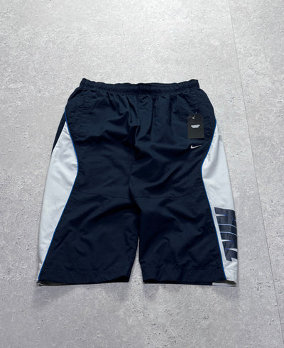 Vintage 2000s Nike Spellout 3/4 Track Shorts (L)