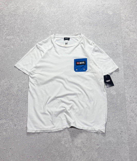 Vintage 2000s Diesel Denim Division Pocket Tee (S)