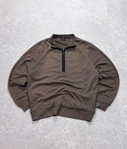 Vintage 2000s Nike Golf Quarter Zip Sweater (M)