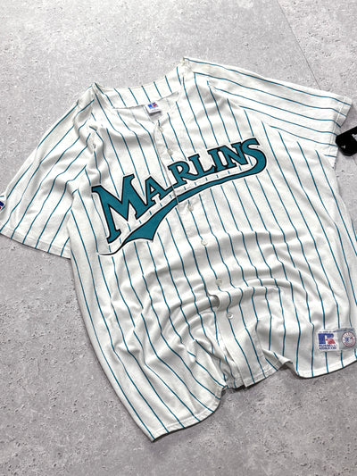 Vintage 90s Florida Marlins MLB Baseball Jersey (XL)