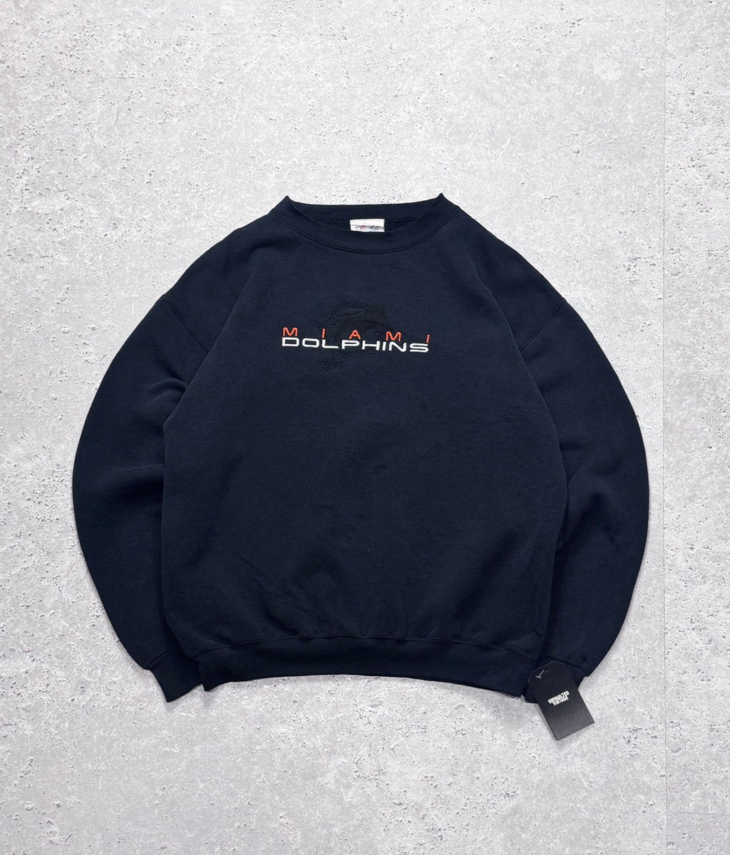 Vintage 2000s Miami Dolphins Embroidered NFL Sweater (M)