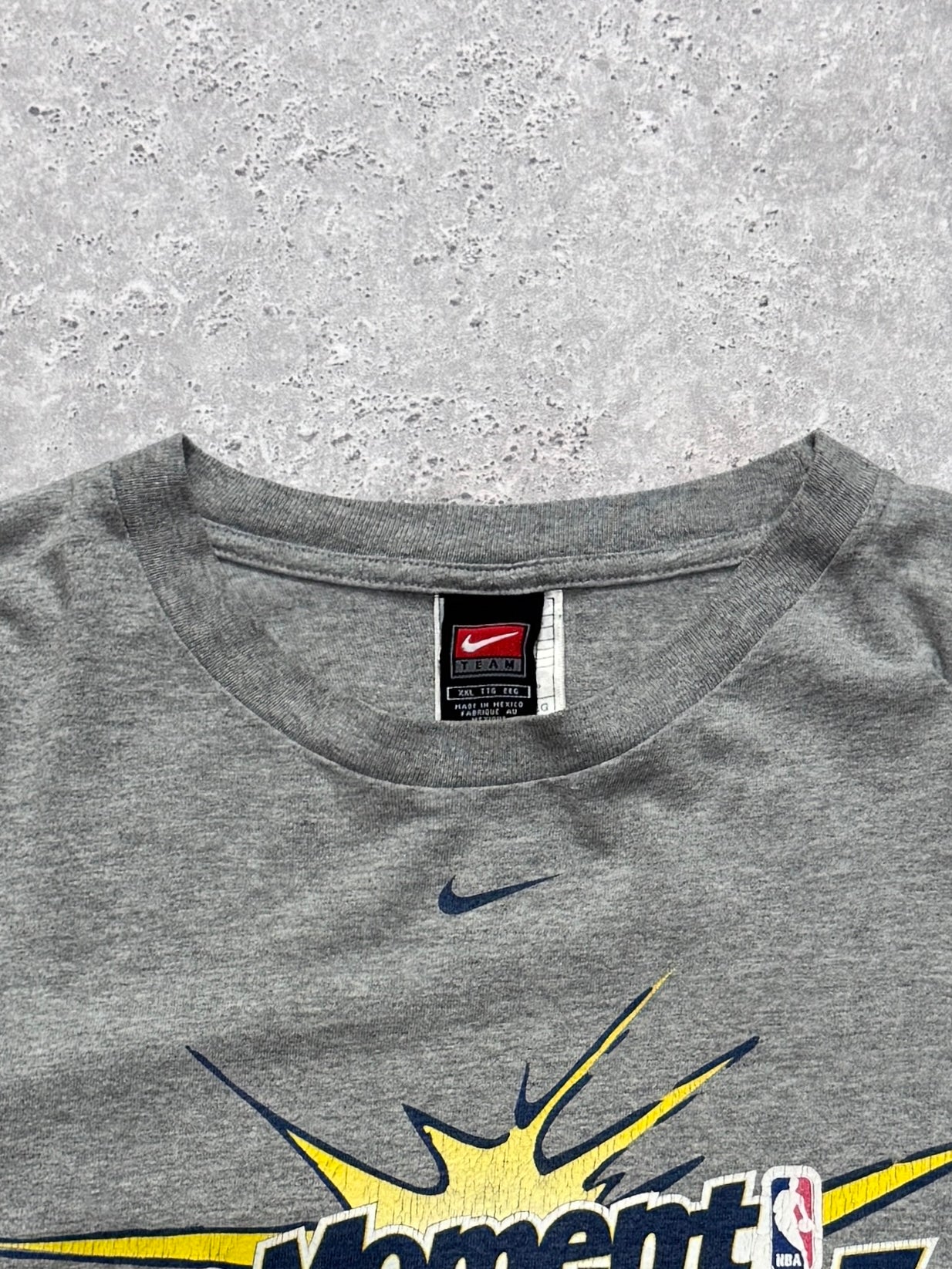 Vintage 2004 Nike X Indiana Pacers NBA Finals Tee (2XL)