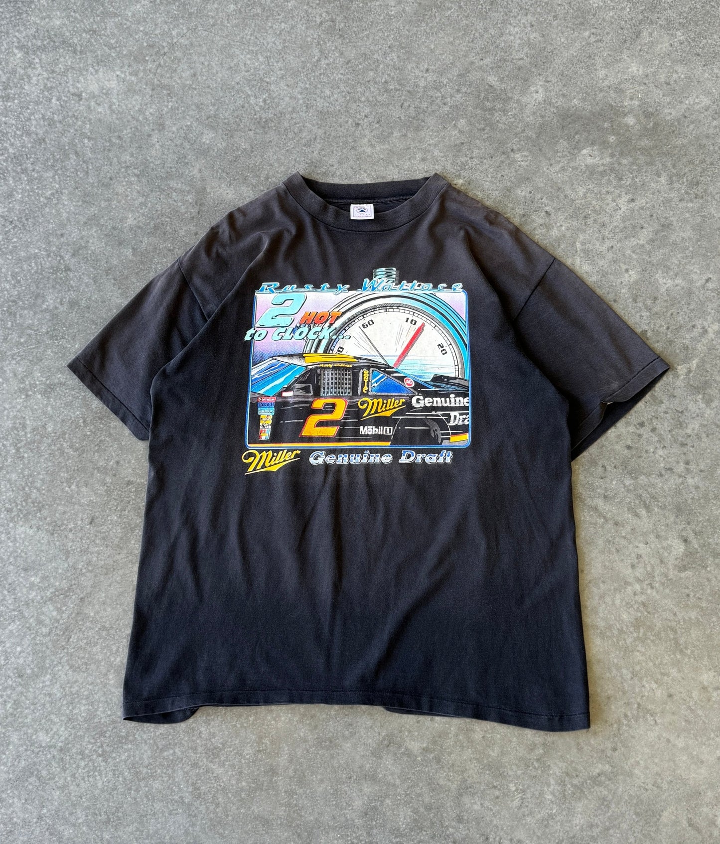 Vintage 90s Rusty Wallace Nascar Racing Tee (XL)