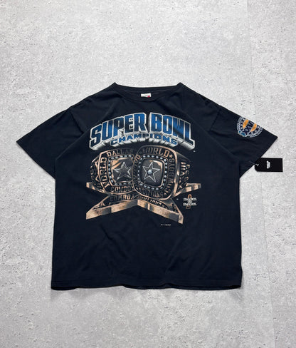 Vintage 1994 Dallas Cowboys NFL Superbowl Rings Tee (XL)