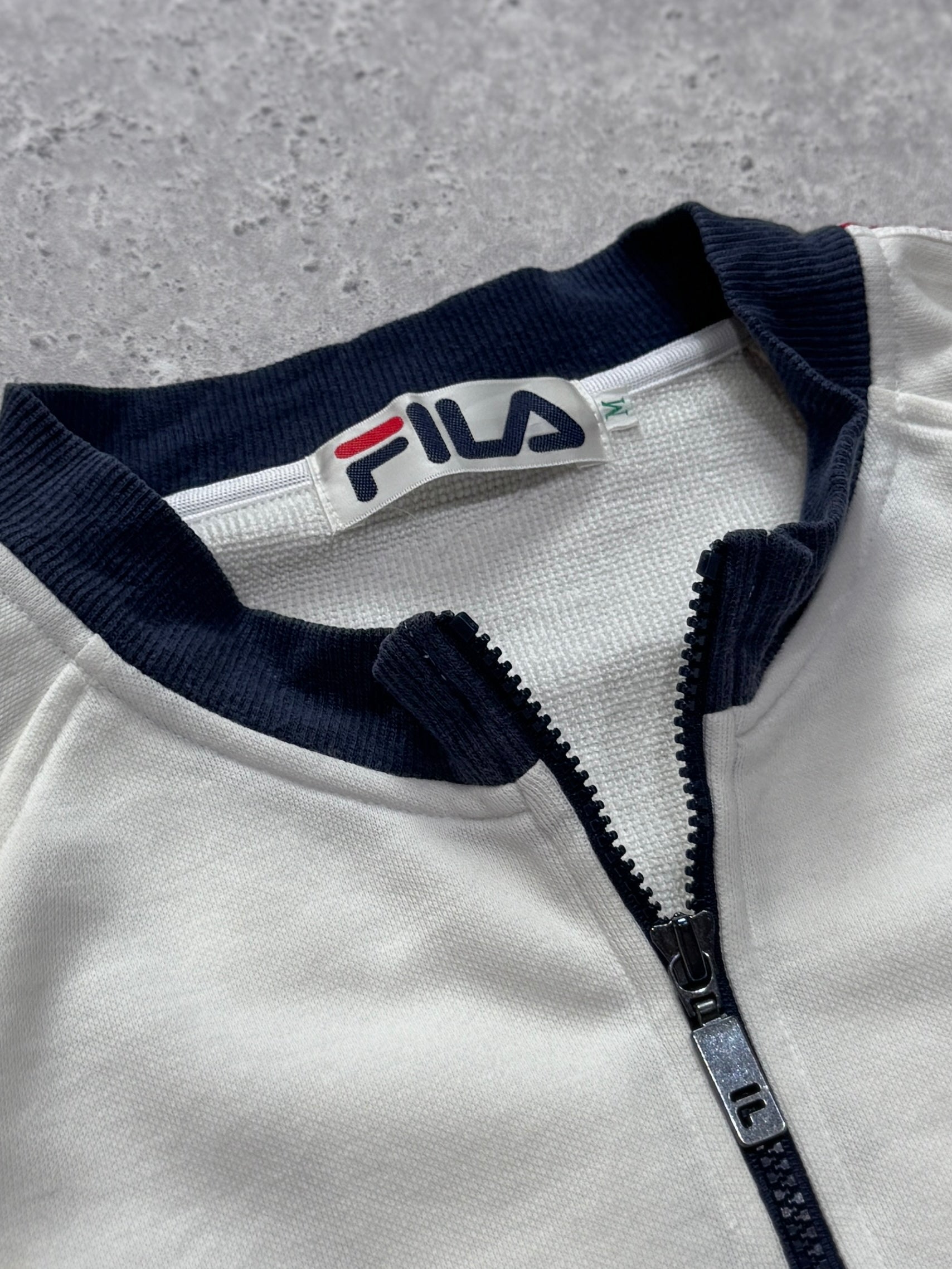 Vintage 90s Fila Quarter Zip Sweater (M)