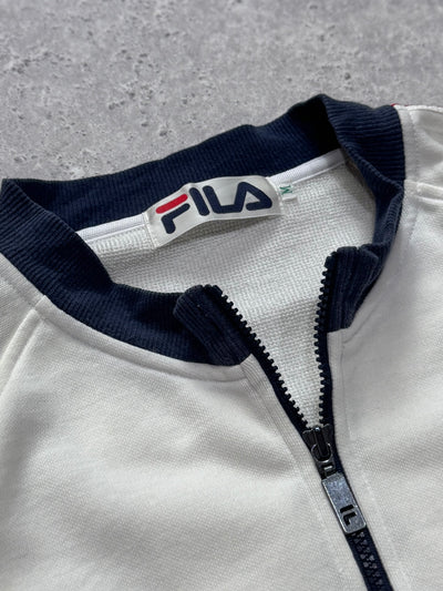 Vintage 90s Fila Quarter Zip Sweater (M)