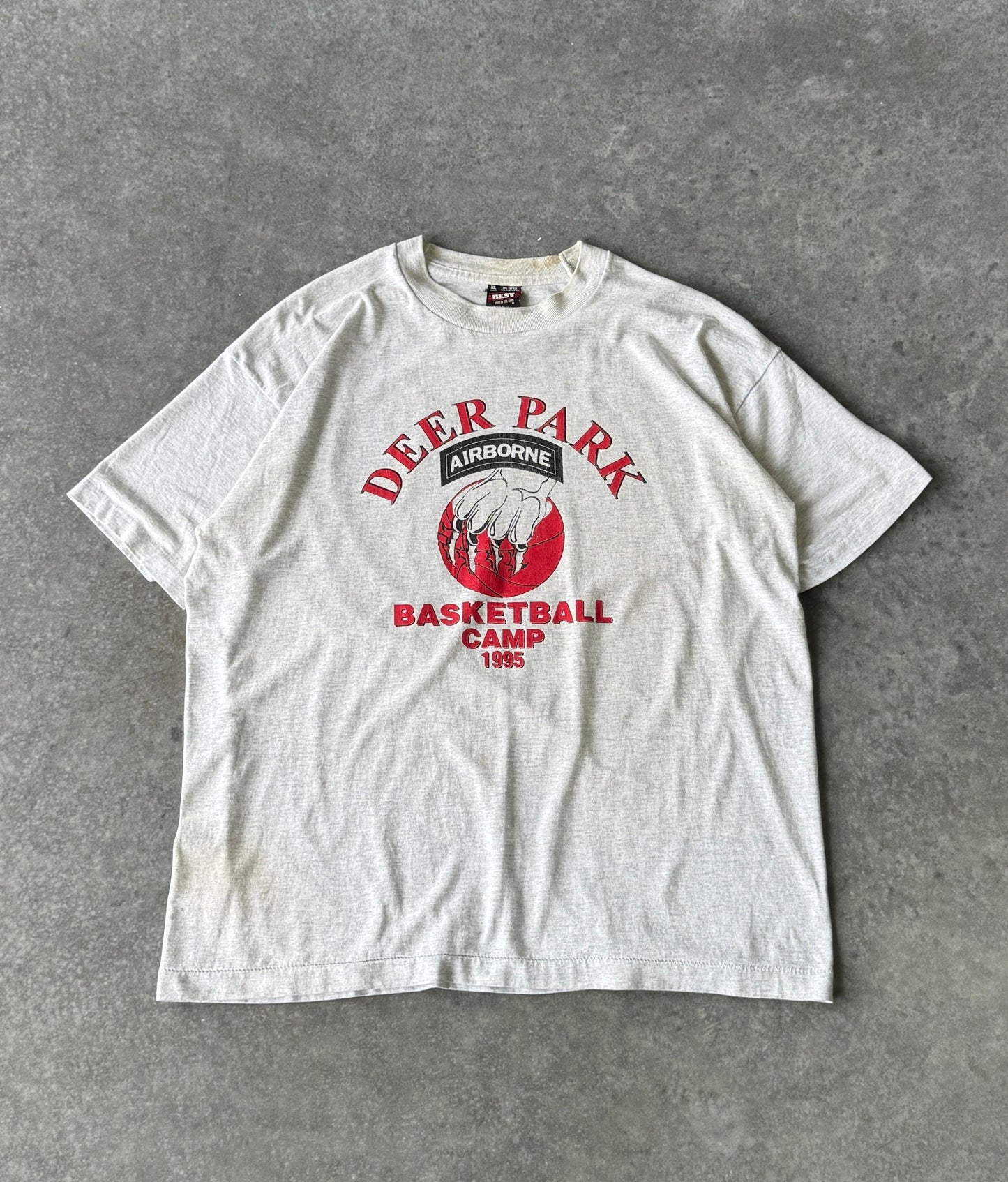 Vintage 90s Deer Park Basketball Camp Tee (XL)