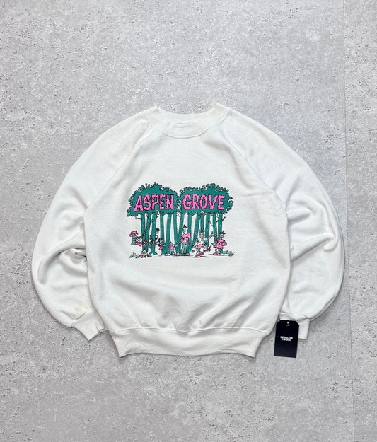 Vintage 80s Aspen Grove Graphic Sweater (S)