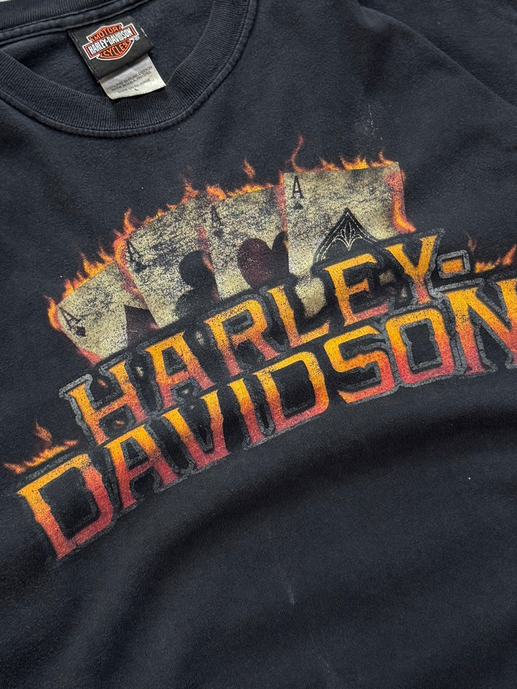 Vintage 2000s Harley Davidson Motorcycle Tee (L)